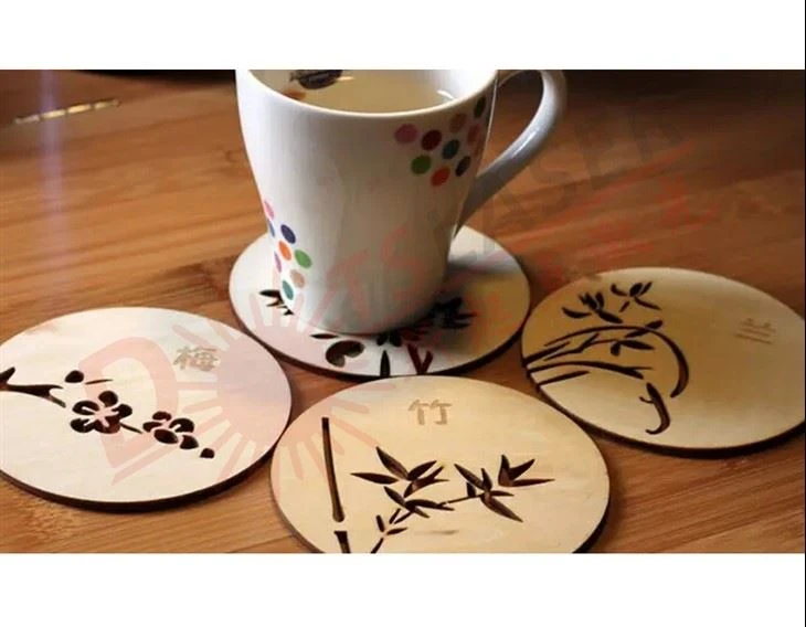 CO2 Laser Engraving Coasters